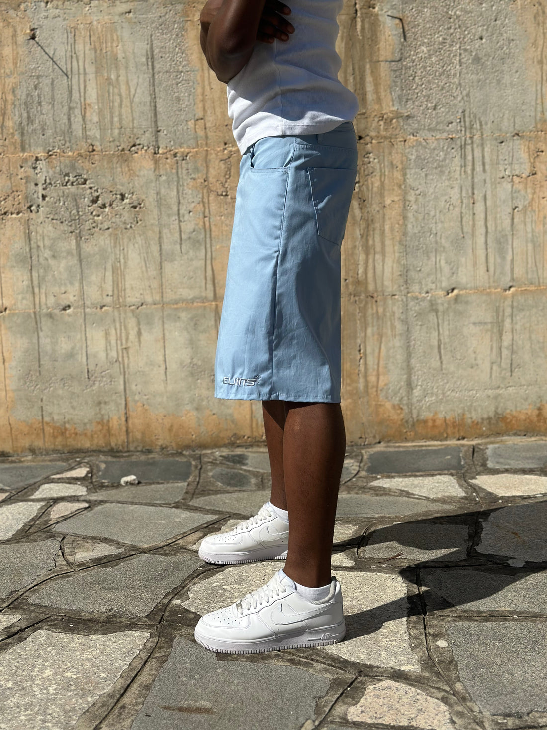 JORTS COTONE EMBROIDERED SKY