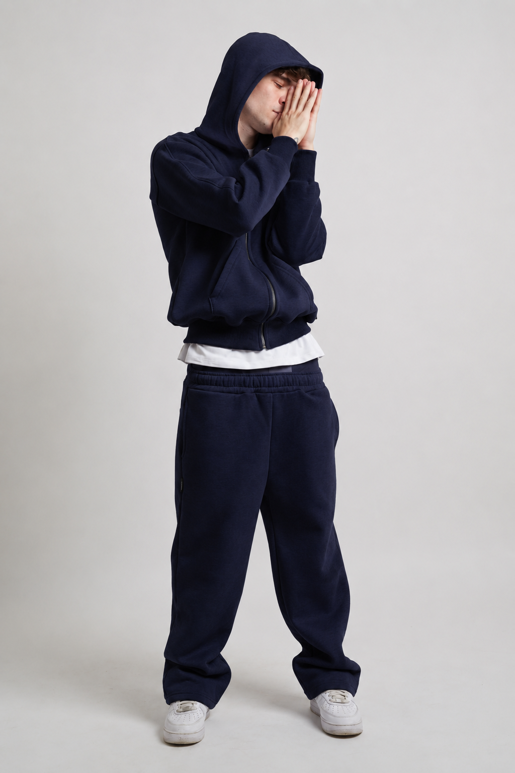 ZIP HOODIE MIDNIGHT BLUE