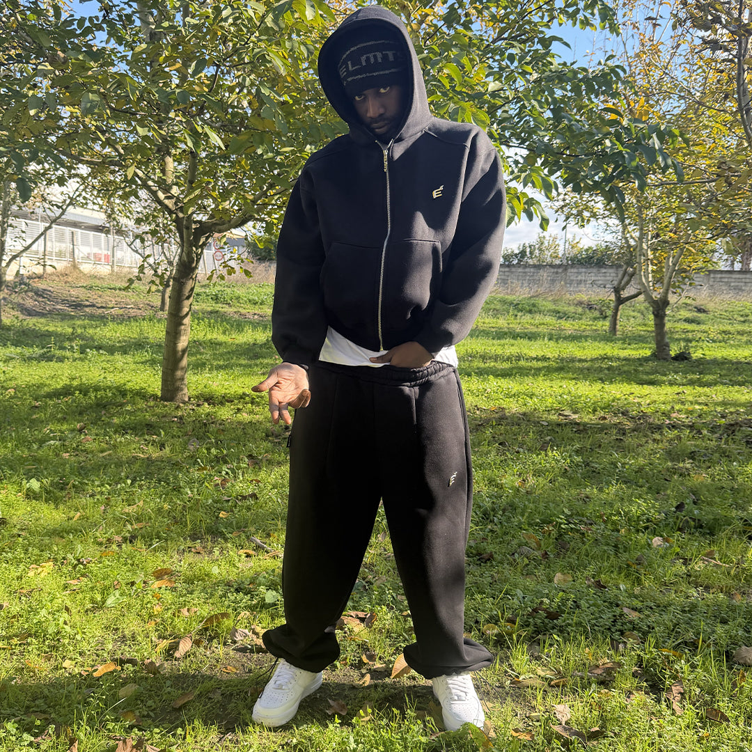 TRACK SUIT STEEL BLACK
