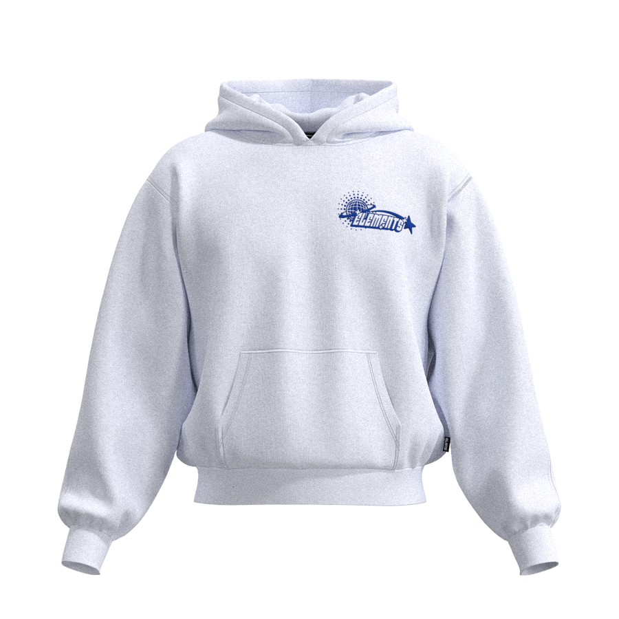 PERFECT HOODIE POLICOT WORLD LINE WHITE/ROYAL