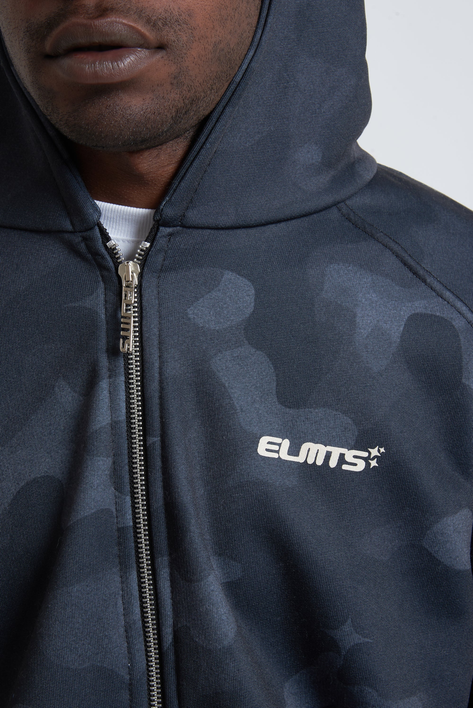 HOODIE MILITARY PEARLS BLACK