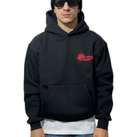 PERFECT HOODIE POLICOT WORLD LINE black/red