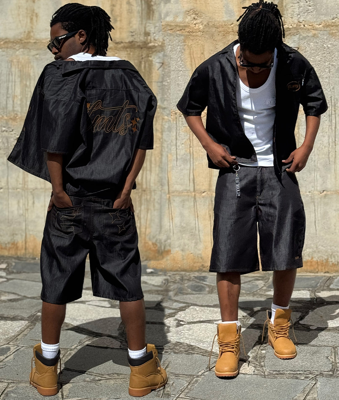 JORTS FACTORY BLACK TAB