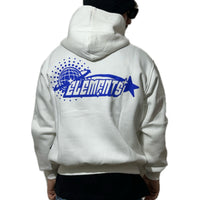 PERFECT HOODIE POLICOT WORLD LINE WHITE/ROYAL