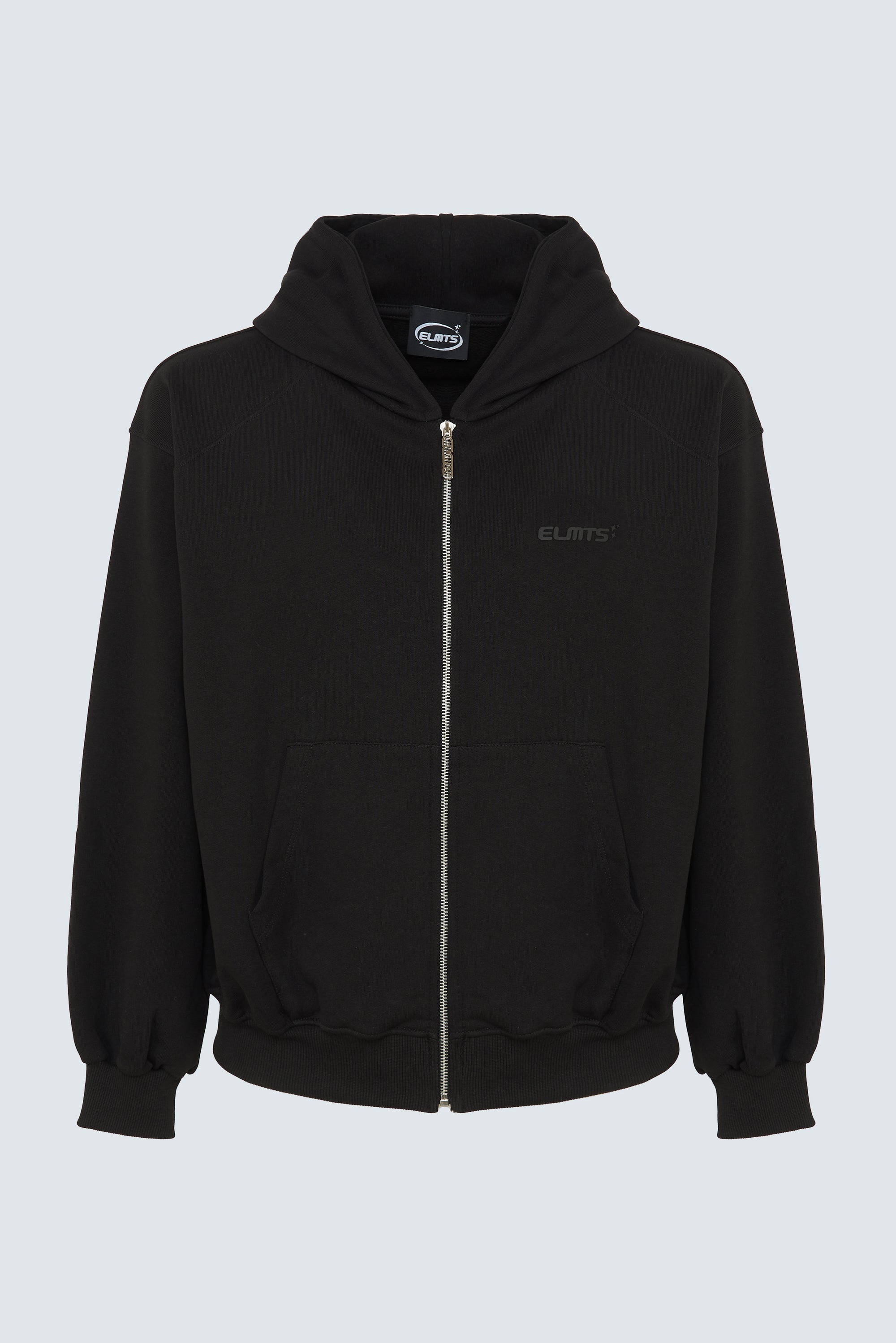 HOODIE ESSENTIAL FULL ZIP BLACK