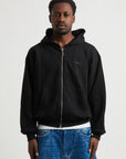 HOODIE ESSENTIAL FULL ZIP BLACK