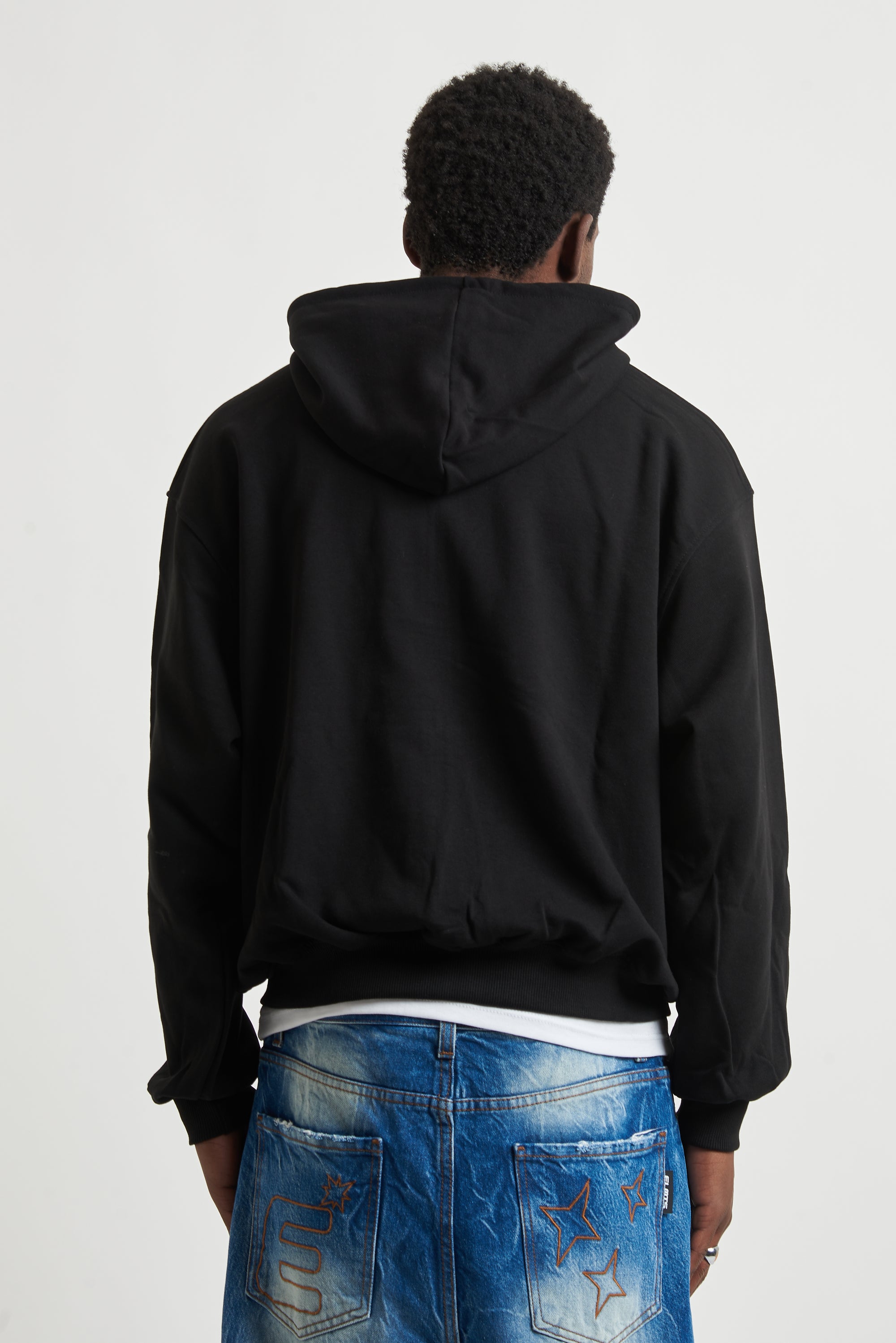 HOODIE ESSENTIAL FULL ZIP BLACK