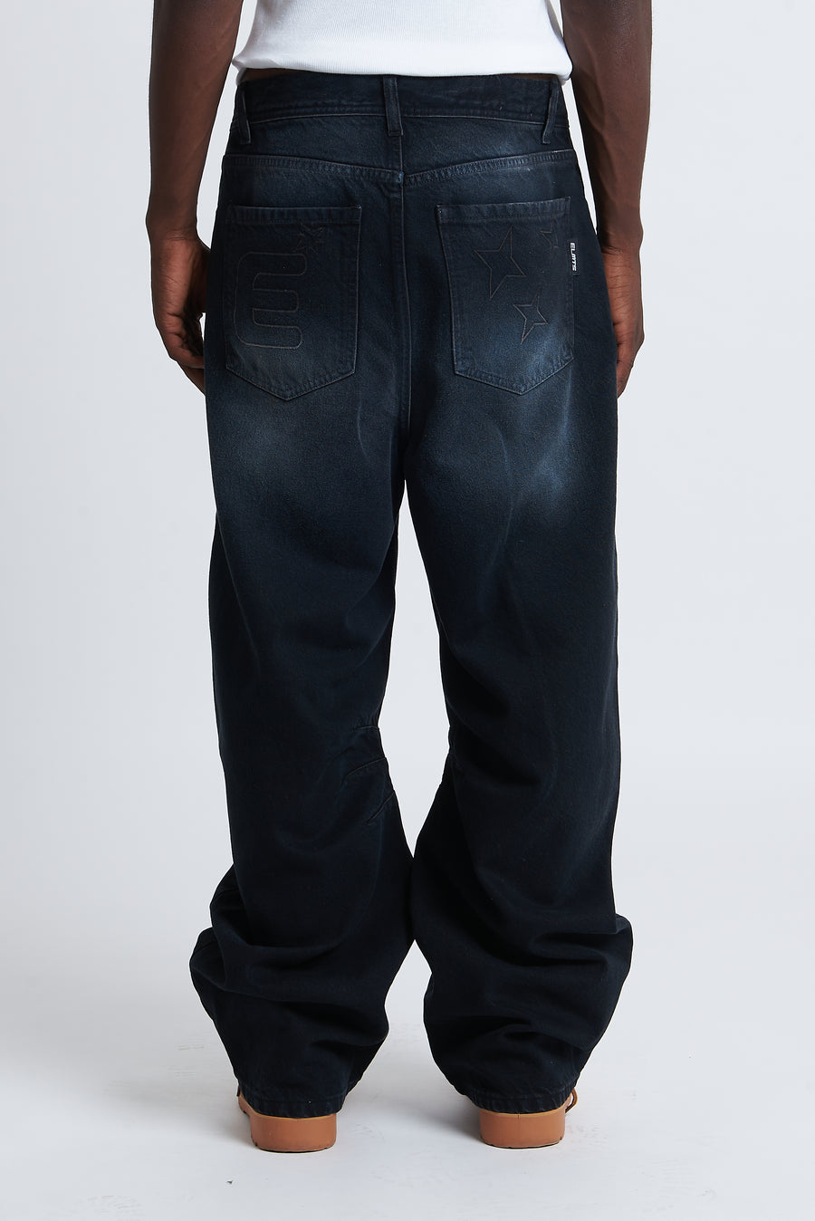 DENIM BAGGY BLACK