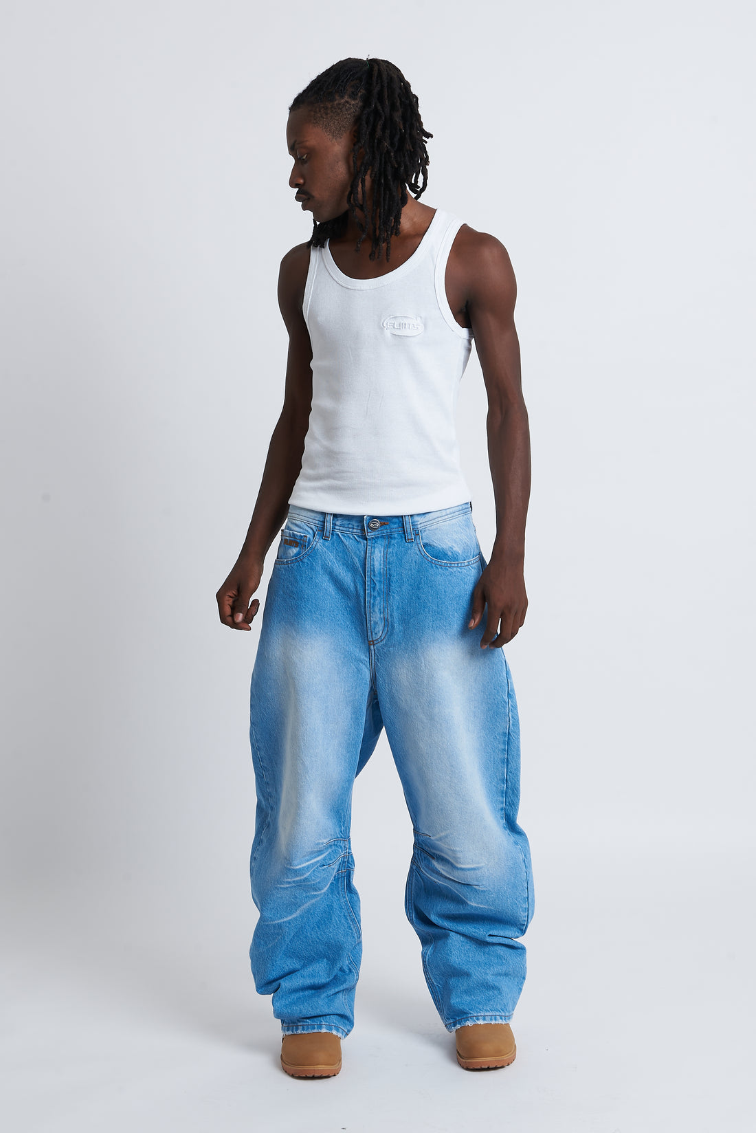 DENIM BAGGY CLEAR