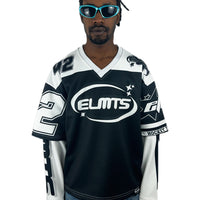 HOODIE HOCKEY long sleeve New WAVE BLACK