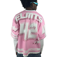 HOODIE HOCKEY long sleeve New WAVE PINK