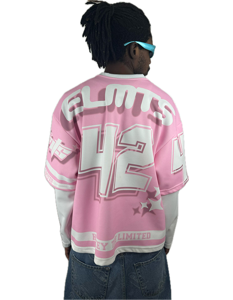 HOODIE HOCKEY long sleeve New WAVE PINK