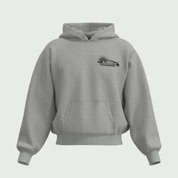 PERFECT HOODIE POLICOT WORLD LINE  GREY/BLACK