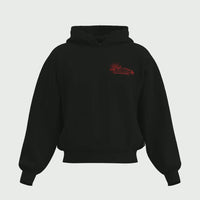 PERFECT HOODIE POLICOT WORLD LINE black/red