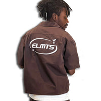 Jacket embroidered CHOCOLATE