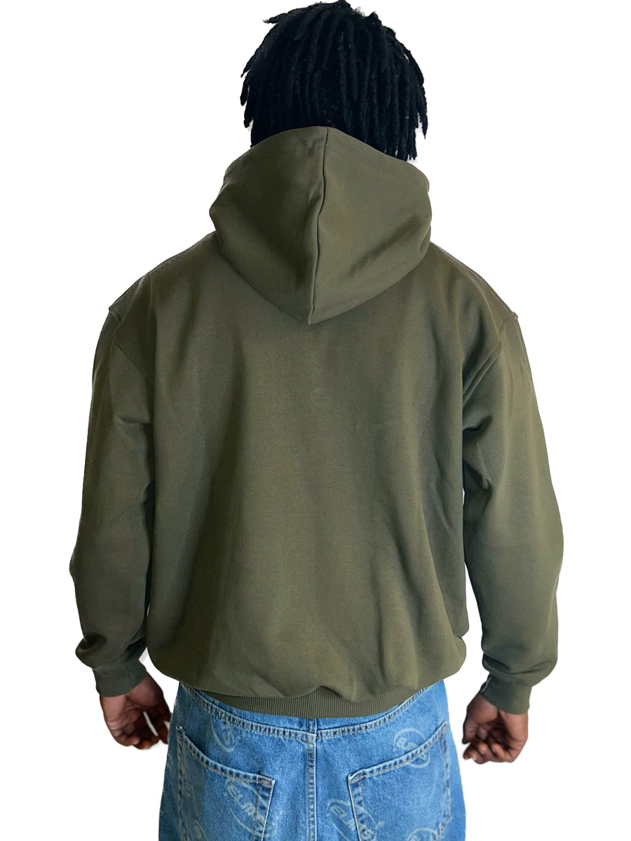 Perfect hoodie verde military SS23