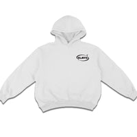 puff white hoodie